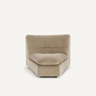 AM.PM Modulaire hoek in stonewashed fluweel, GIULIANO