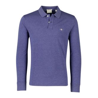 GANT Heren, Tops, Blauw, Maat: L Katoen