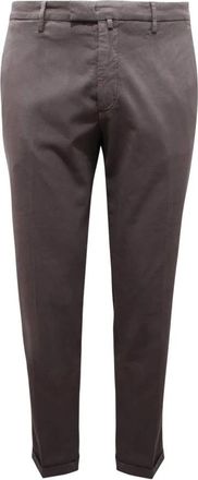 BRIGLIA 1949 Slim Broek Made in Italy - Heren - Slim Fit Broeken - Grijs - 2XL - Broeken