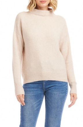 Karen Kane Funnel Neck Sweater in Sand at Nordstrom, Size X-Large