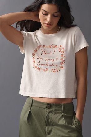 Re/Done Cotton Boxy Graphic Tee