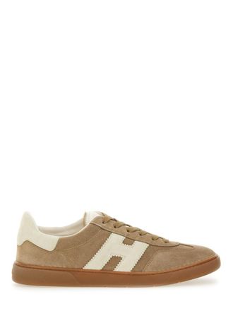 Hogan Brown Logo Sneakers