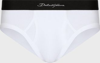 Dolce & Gabbana Men & apos;s Italic Logo Midi Briefs