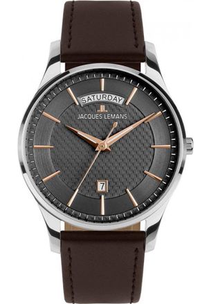 Jacques Lemans 1-2193D Mens London Watch - Silver - One Size