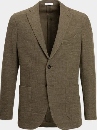 Boglioli Men & apos;s Sponge Wool Jacket