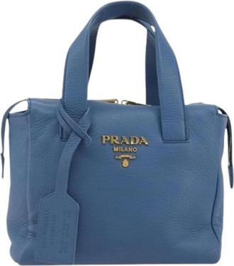 Prada Borsa in Pelle Pre-owned - - Pre-owned - Donna - Blu - ONE SIZE