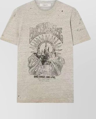Golden Goose cotton vintage print t-shirt