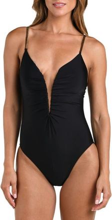 L'agence Lilou One-Piece Swimsuit in Black at Nordstrom, Size X-Small