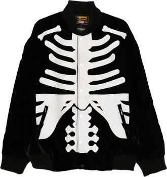 Mastermind Japan Bomber con ricamo - Nero