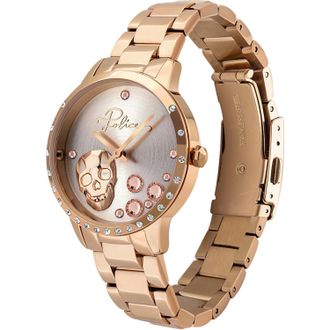 Police Womens Ladies Watch Quartz gold Stainless Steel - One Size