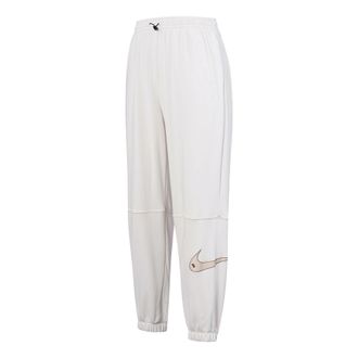Nike (WMNS) Nike Casual Sports Stay Warm Bundle Feet Long Pants/Trousers White DM6206-030