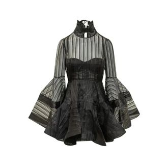 Zimmermann Dresses - female - Zimmermann - Short Dresses - Black - XS - Dresses
