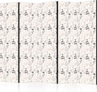 Artgeist Biombo Decorativo Artgeist Gris Beige 225x172 Cm Tela Madera