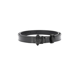 Kurt Geiger 20 Eagle Riem - Dames - Accessoires - Zwart - Maat: M/L Leer