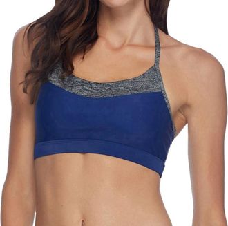 Body Glove Lotus Medium Impact Sports Bra In Midnight