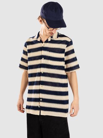 Anerkjendt Akleander Stripe Lace Camicia blu