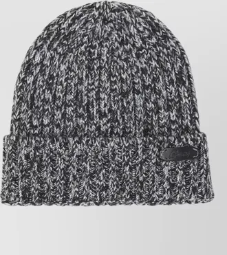 Brioni ribbed wool beanie