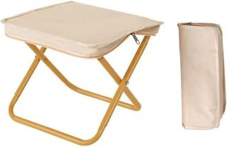 OEM Taburete Plegable Port&aacute;til Para Camping, Mini Taburete Plegable Y Asiento Ligero, Se Puede Plegar Para Viajes Y Excursiones, Incluye Bolsa De Almacena