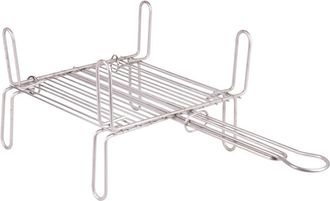 cofan Parrilla Doble Inox 400 X 400mm, Parrillas De Asar Dobles En Acero Inoxidable Con Medidas De 25, 30, 35, 40, 45 Y 50 Cent&iacute;metros De Lado. Las Parrilla