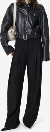 Iro The Flowy Pant in Rinsed Black at Nordstrom, Size 34