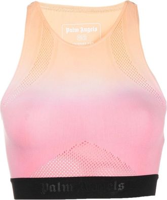 Palm Angels Shades seamless training top - women - Polyamide/Spandex/Elastane - XS-S - Pink