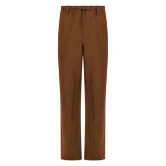 Dries Van Noten Broeken, Heren, Bruin, M, Straight Broeken