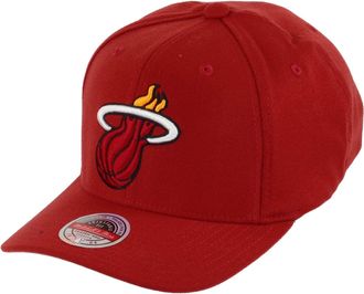 Mitchell & Ness Miami Heat Maroon NBA Team Ground Stretch Snapback Cap - One-Size