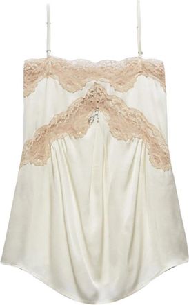 Aniye By Romantische Kantentop voor Vrouwen - Dames - Tops zonder mouwen - Wit - S - Tops