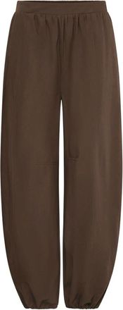 Ichi Ichi - Wijde broek - Dames - Broeken - Groen - Maat: XL