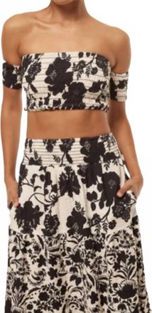 Misa Alba Top In Flora Negra
