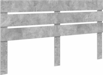 vidaXL Cabecero Gris Concreto 160 Cm Madera De Ingenier&iacute;a Vidaxl