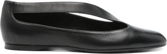 Khaite Diana Flat - Dames - Ballerinas - Zwart - 37 EU - Leer - Schoenen