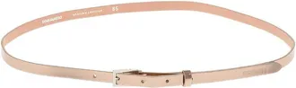 Dsquared2 Light Pink Solid Slim Belt