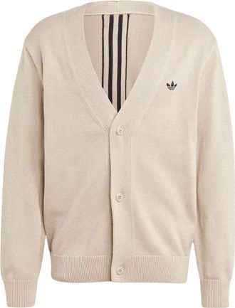 adidas Rifta Oversized Intarsia Cardigan Asia Sizing Beige IM4649