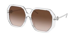 Tory Burch TY7204D Asian Fit 197913 Womens Sunglasses Clear Size 57