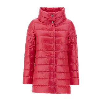 Herno Down Jackets, female, Pink, Size: 2XS Amelia Padded Coat