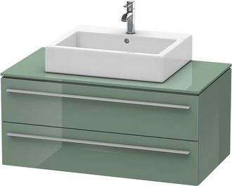 Duravit Duravit X-large Mueble De Pared Para Consola 6716, 2 Cajones, 1000mm, Color (frente/cuerpo): Jade Laca Alto Brillo - Xl671600303
