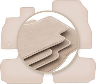 OEM Alfombrillas Beige Premium Para: Nissan Leaf I Hatchback 2010-2017