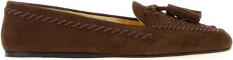 Prada Brown Suede Loafers