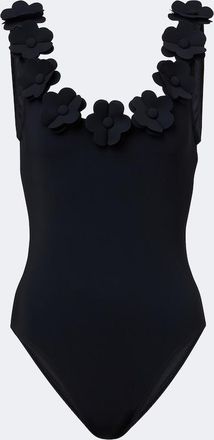 Karla Colletto Juliet floral-appliqu&eacute; swimsuit