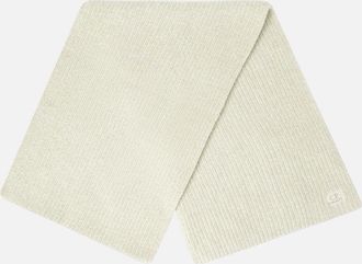 C.P. Company Mens Fleece Knit Logo Scarf - Green - Size: UNI