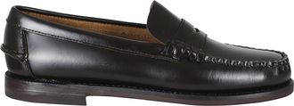 Sebago Black Classic Dan Cowhide Penny Loafers