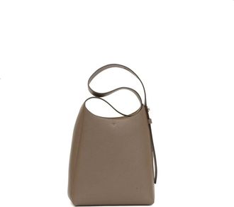 Tory Burch Schoudertas - Dames - Schoudertassen - Beige - ONE Size - Leer - Tassen