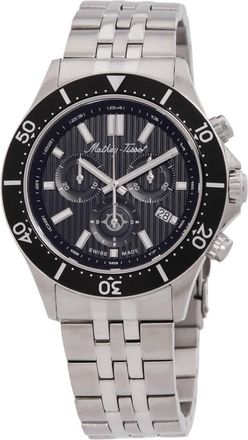Mathey-Tissot Expedition Chronograph Quartz Black Dial Mens Watch MTWG8001101