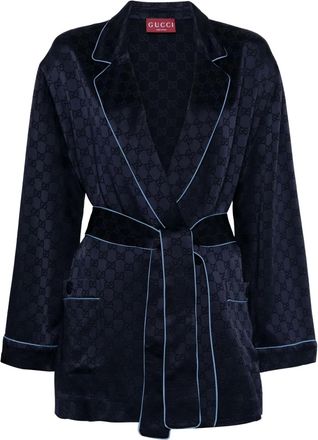 Gucci Jack met GG-jacquard - Blauw