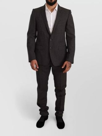 Dolce & Gabbana virgin wool two piece tailored suit