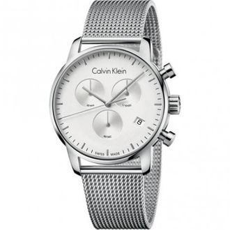Calvin Klein Zilveren Quartz Horloge - Dames - Horloges - Grijs - ONE Size - Accessoires