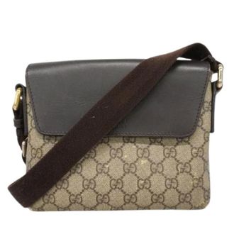 Gucci Pre-owned Cross Body Bags, female, Brown, Size: ONE SIZE Pre-owned Vintage Shoulder Bag