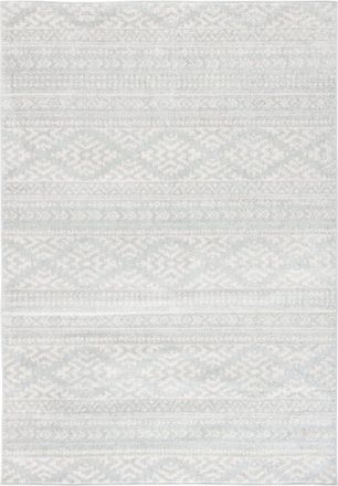 Safavieh Alfombra bohemio de polipropileno gris/blanco, 122 x 183 cm