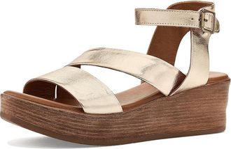 Miz Mooz Wynter Wedge Sandals Womens Wedge Shoes Gold : EU 42 (US Womens 10.5-11) B - Medium, Leather